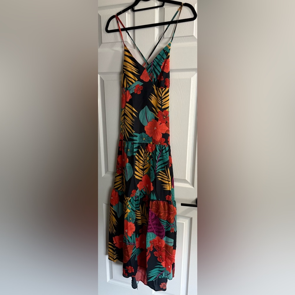 Floral Tropical Maxi Dress